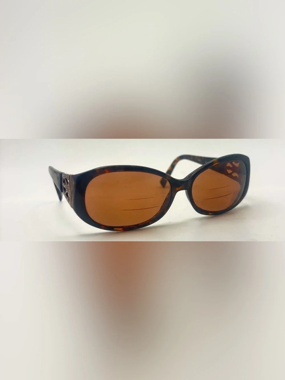 Guess Brown Oval Sunglasses Frames Only